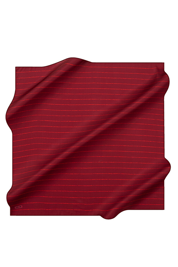 Pembe 90X90 İpek Twill Eşarp