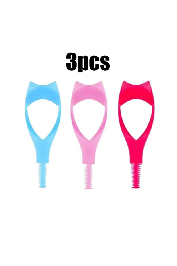 3pcs 3/9/18pcs Mascara Shield Applicator 3 In 1 Upper Lower Mascara Applicator Plastic Eyelash Eyeli