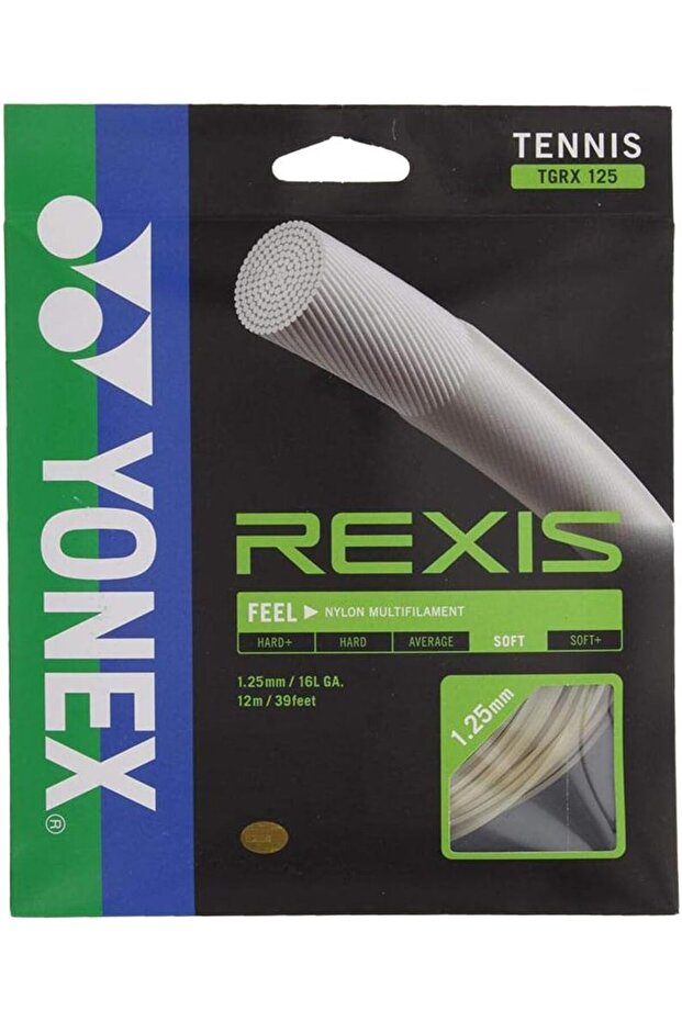 TGRX125 Rexis Tennis String 12MTR, Off White