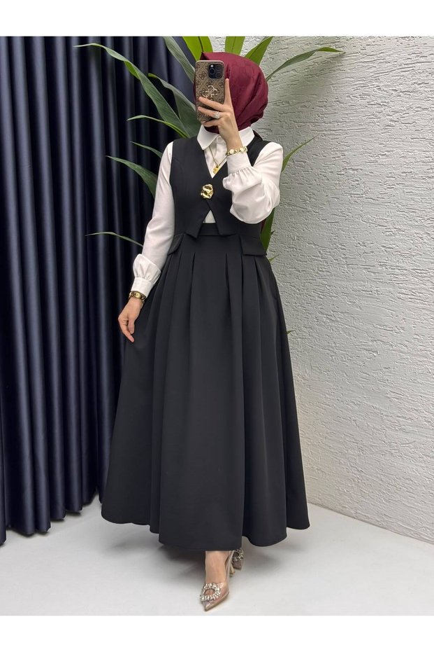 Women's Quality Stylish Hijab Black Jile
