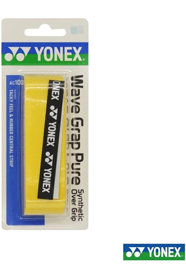 AC108EX Super Grap Pure Badminton Racquet Grip, Yellow