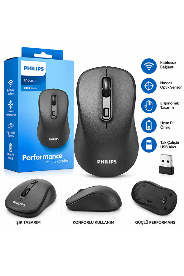 5000 Serisi Kablosuz Mouse