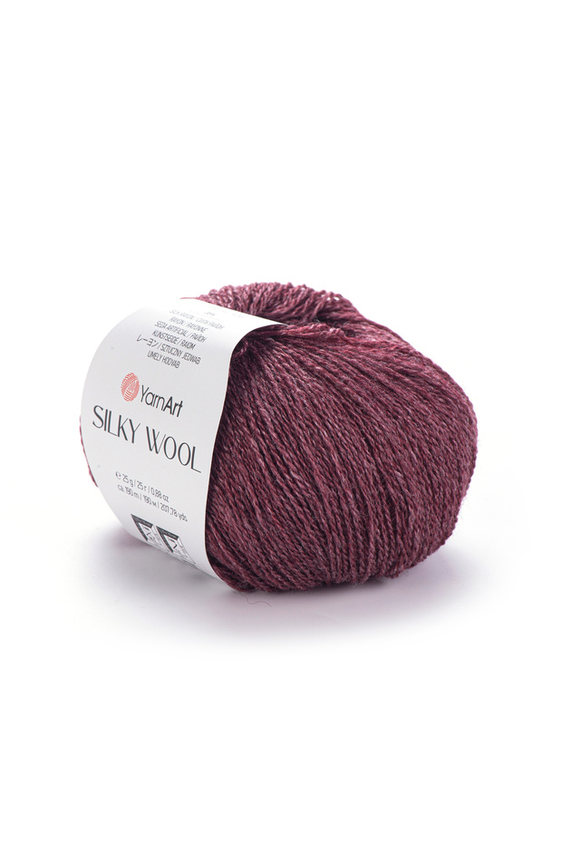 Silky Wool Merino Wool Silk Thin Hand Knitting Yarn 25 Gr 190 m – 1 Piece-344