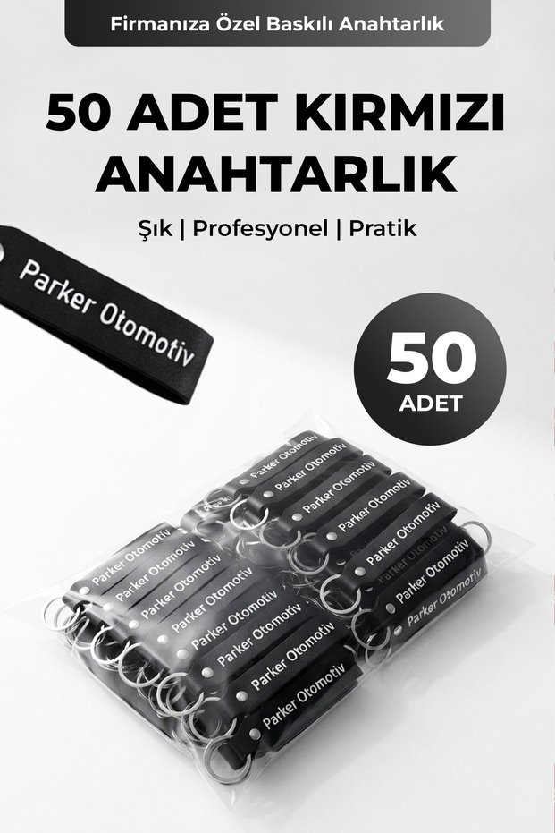 50 Colorful Keychains Special for the Company