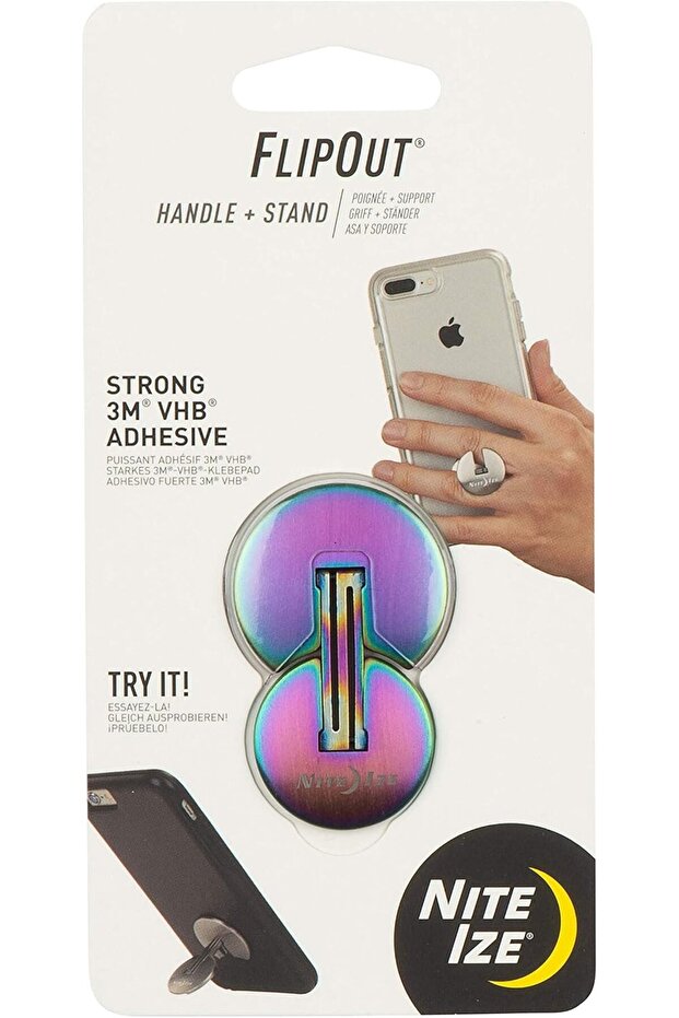 Flipout Handle + Stand, Spectrum, One Size