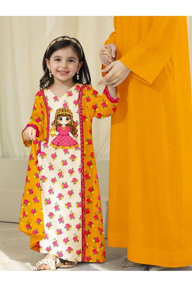 Rochie, mix de culori - 4 ani