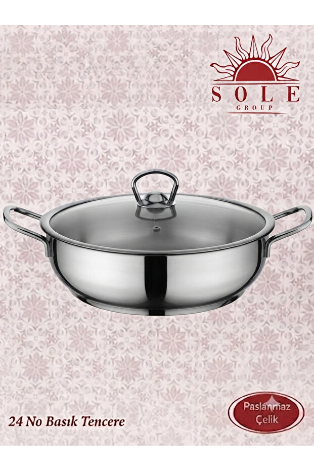 Samira Basık 26 cm Pot for Pilaf and Frying