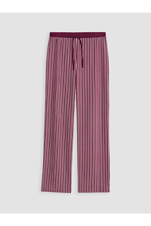 Quality Pieces from Çelebi Store Women's Pajama Bottom with Belted Cord and Stripes