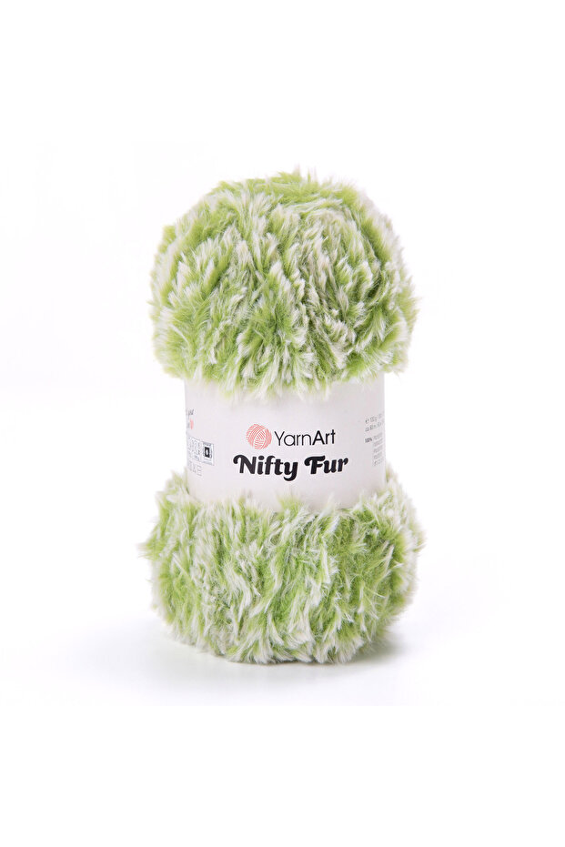 Nifty Fur Plush Fur Textured Thick Knitting Yarn 100% Polyester 100 Gr 80 m - 1 Piece-8417