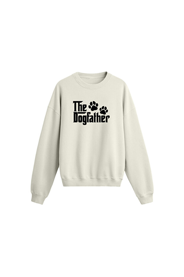 Dog Dad Printed Oversize Sweatshirt
