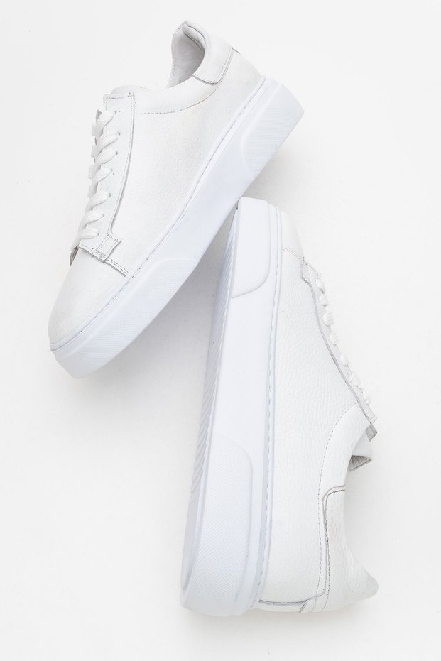 Genuine Inner and Outer Real Leather, Soft Insole, Men's Leather Sneaker Shoes