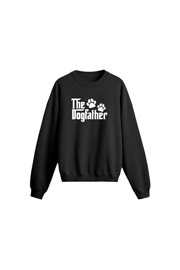 Dog Dad Printed Oversize Sweatshirt