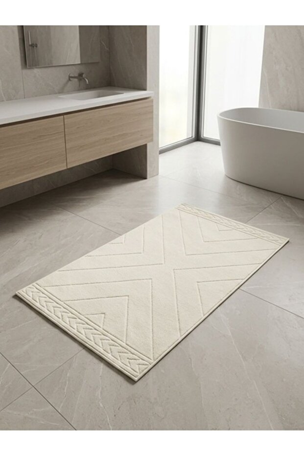 Toilet Seat Cotton Moshe Cream 60*100-40*60