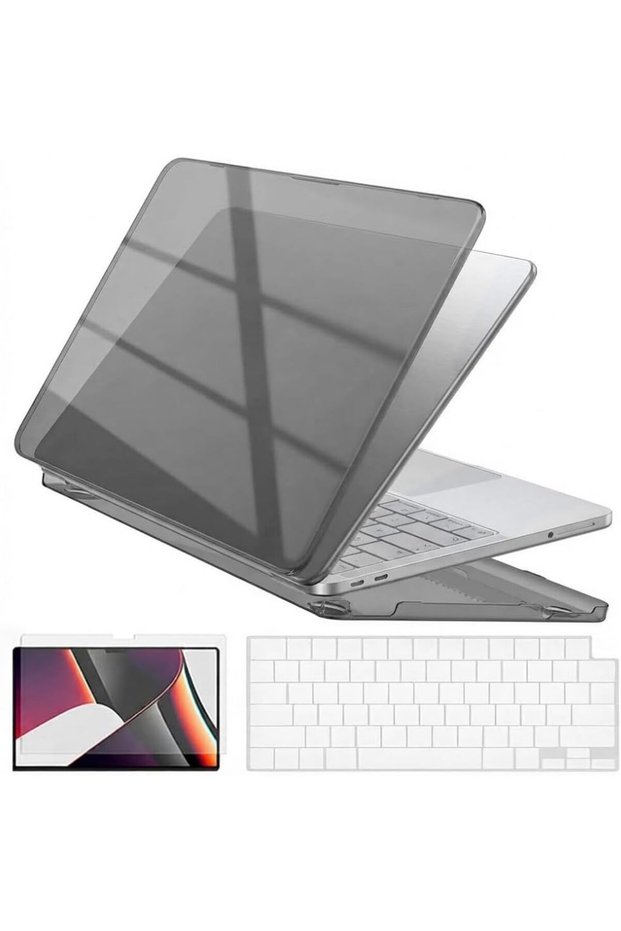 Perfect Fit Ultra-thin Super Crystal Hard Shell Case Compatible with MacBook Neo Case 13 inch 2026 Release Model (A3404) – Hard Shell Case with Keyboard Cover & Screen Protector, Black