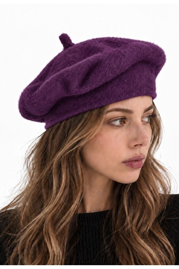 Classic Design Winter Beanie - Purple