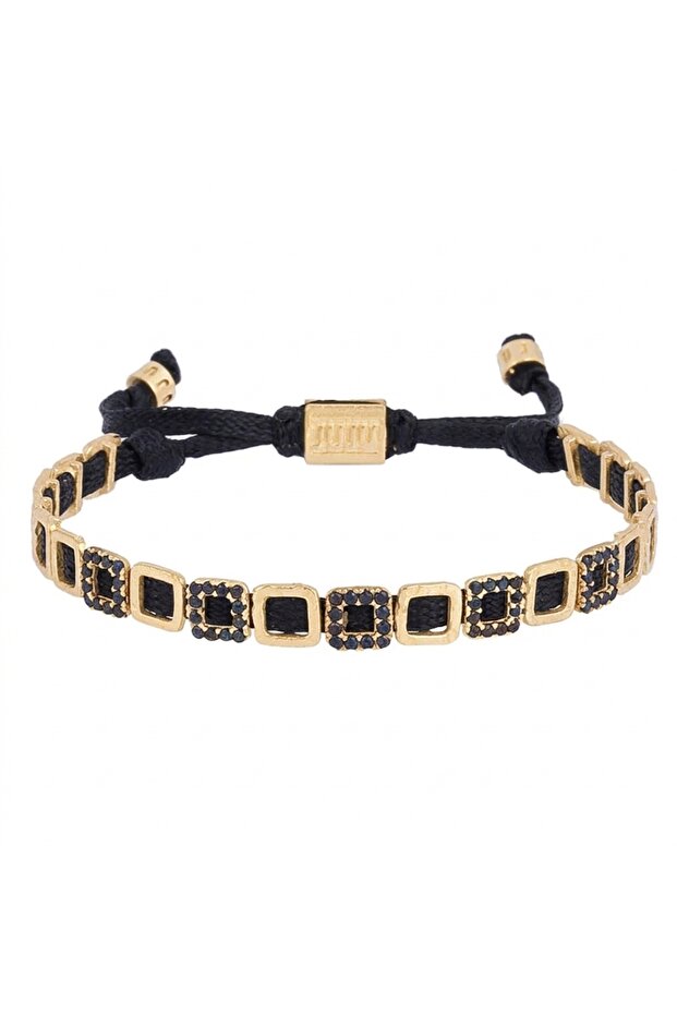 Stoned Mini Square Bracelet