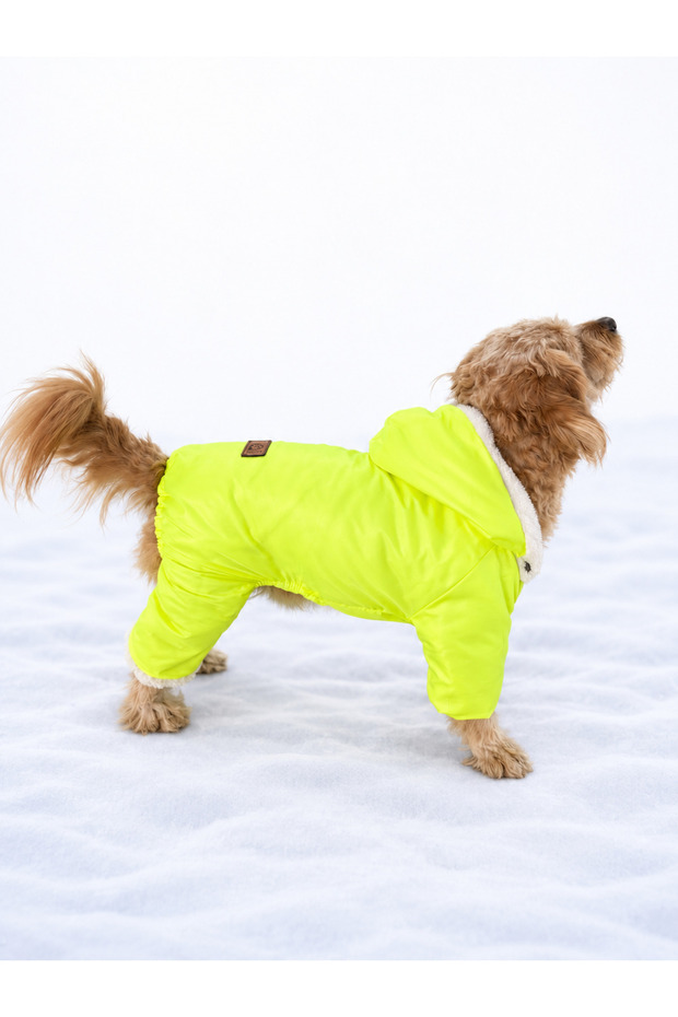 Cat - Dog Welsoft Winter Jumpsuit with Legs (Can Be Put on and Taken Off) - Sweat - Pajamas - Clothing