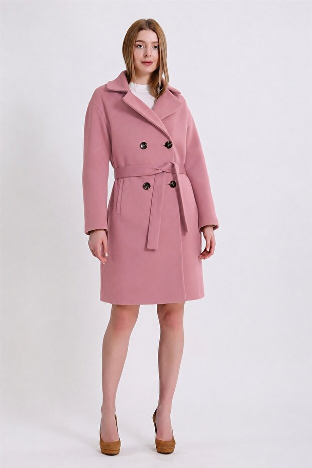 Pink Cashmere Coat