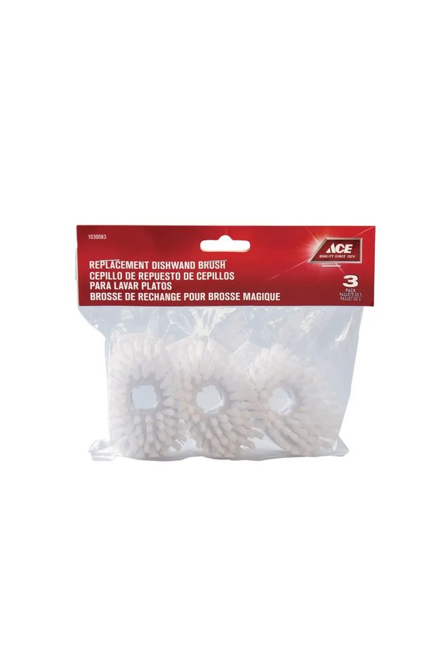 Dish Brush Replacement Sponge Head Pack (8 x 5 x 3.8 cm, 3 Pc.)