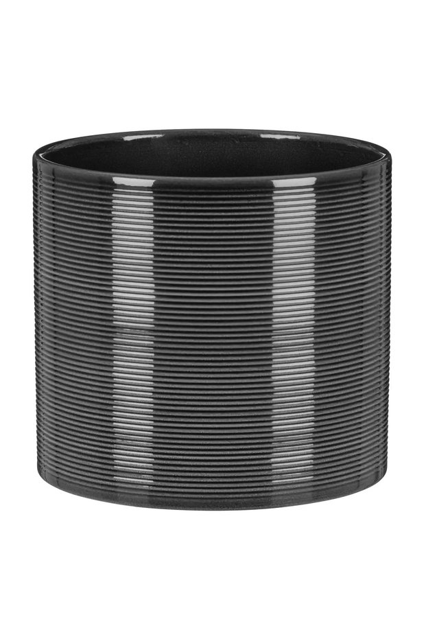 Coverpot (Glass Grey, 12 cm)