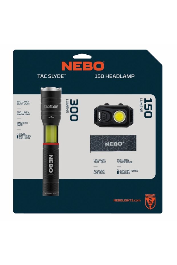 PDQ Flashlight & Headlamp Duo Pack