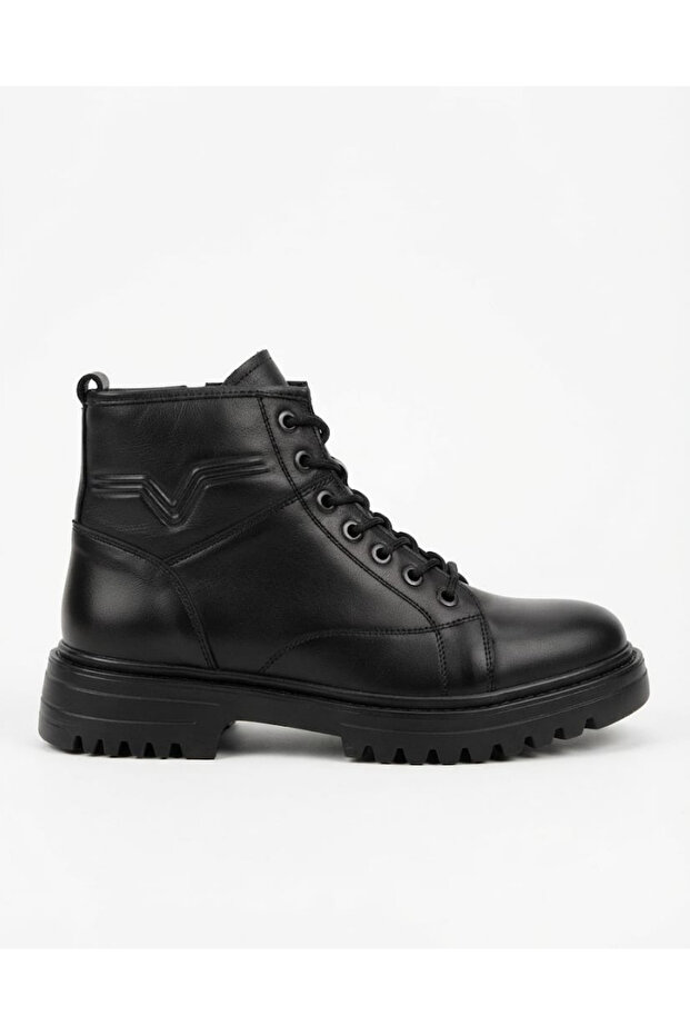 6373 Men's Black Nata Leather Boots