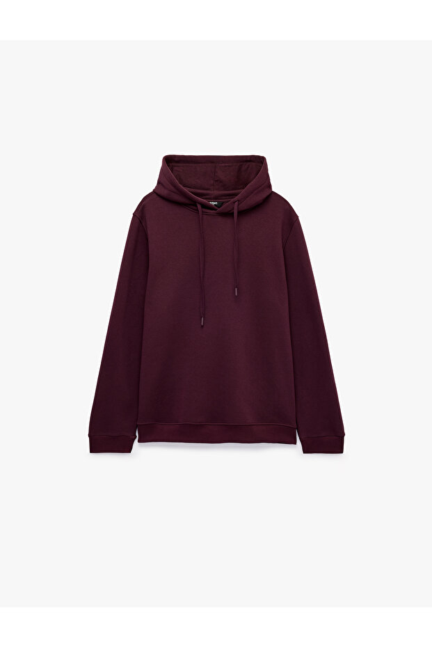 Long Sleeve Three Threaded Yarn Cotton Hooded Sports Sweatshirt