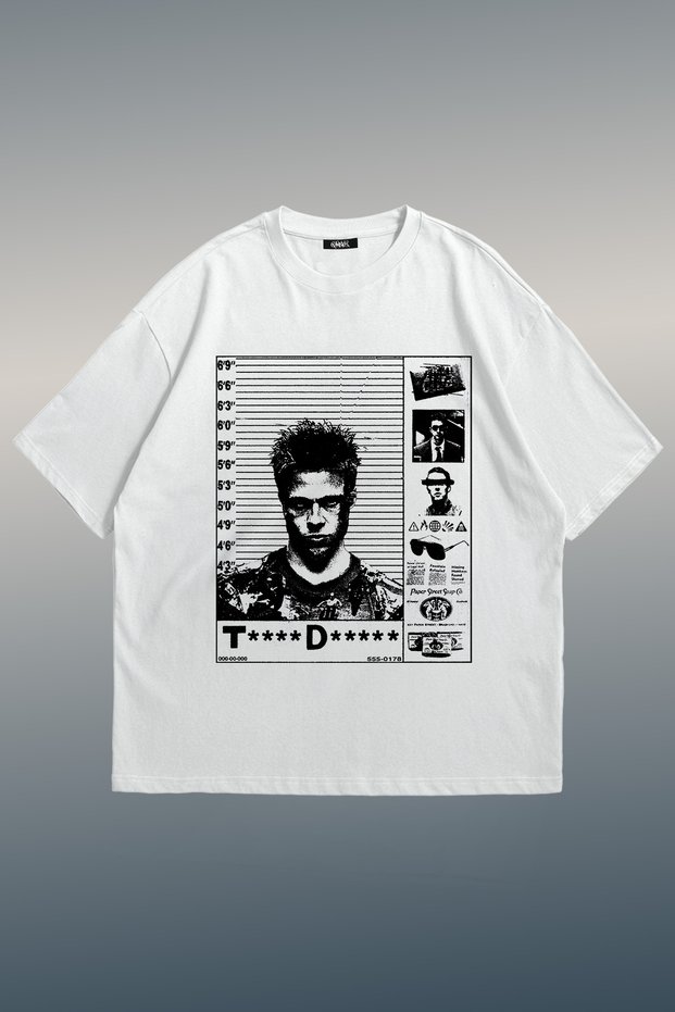 Fight Club Printed Unisex Oversize T-Shirt