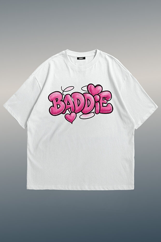 Baddie Printed Unisex Oversize T-Shirt