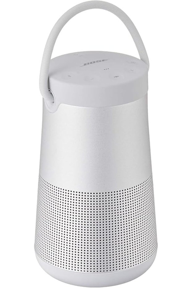 مكبر صوت بلوتوث Bose Soundlink Revolve Plus II - فضي فاخر، USB