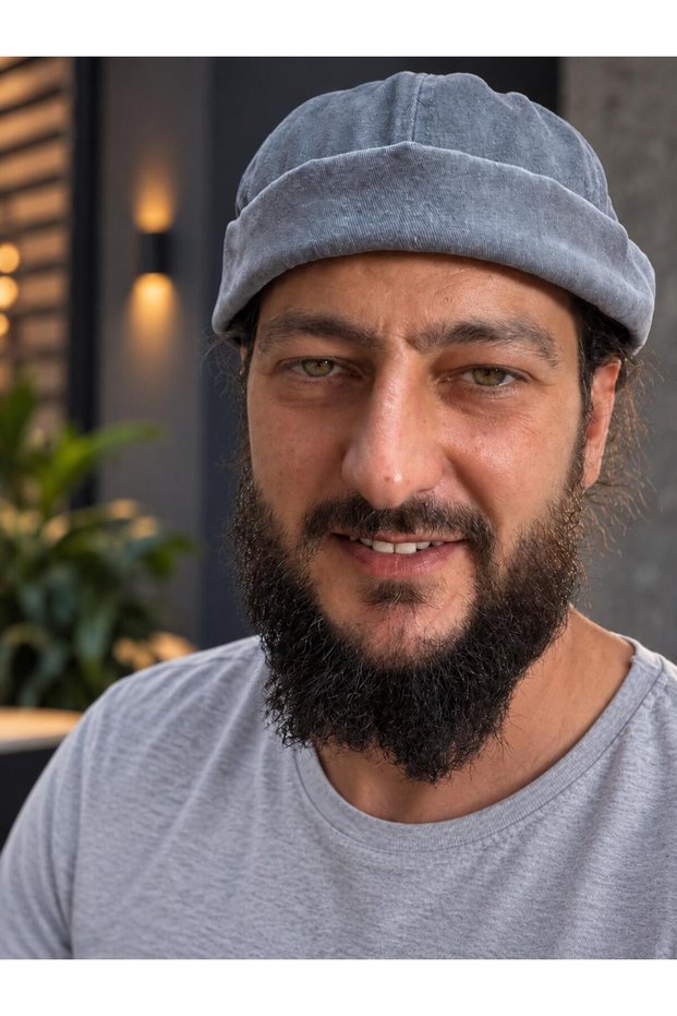 قبعة دوكر من الدنيم السميك للربيع