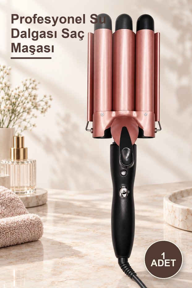 1 piece professional water wave curling iron