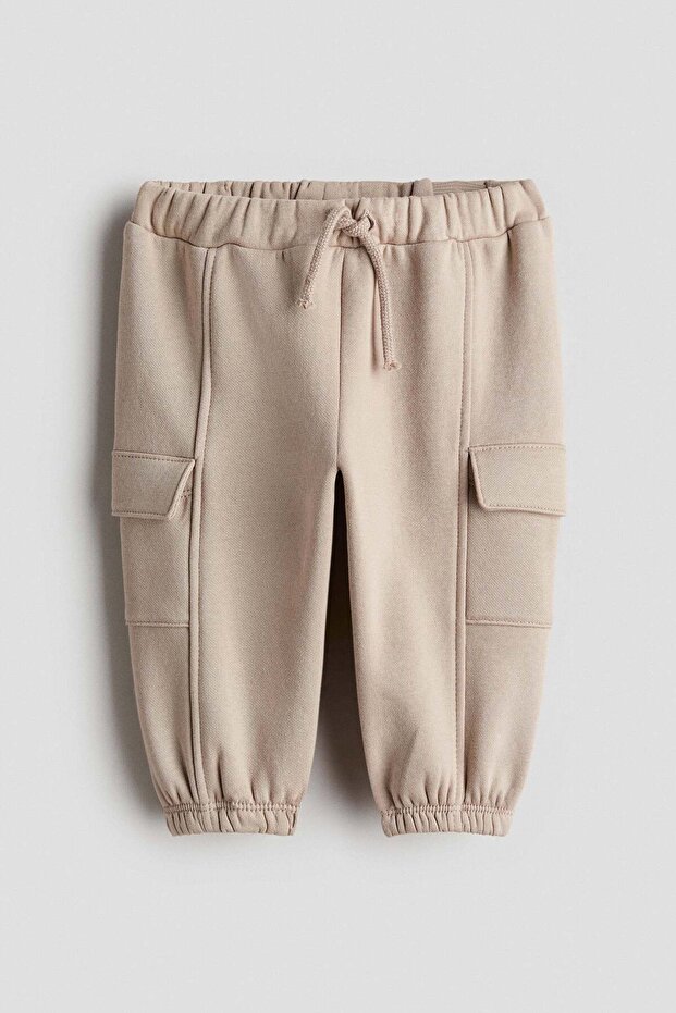 Cargo-style sweatshirt joggers