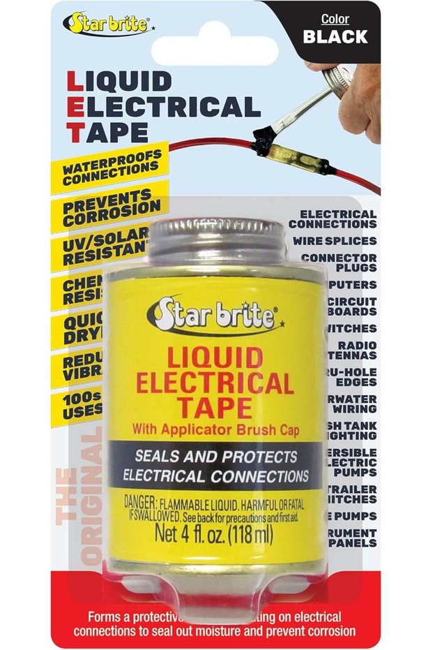 Liquid Electrical Tape - LET Black 4 oz Can