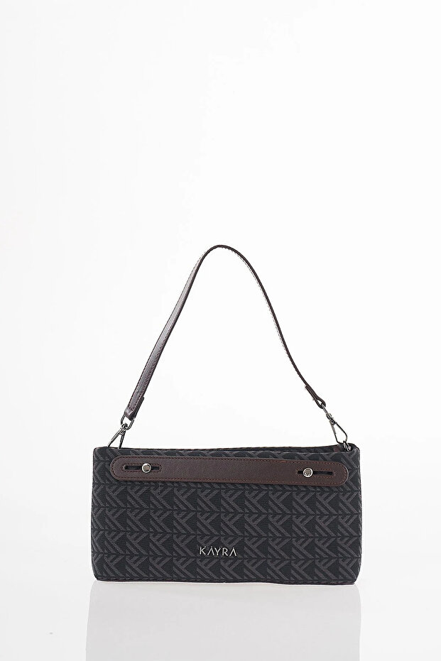 Monogram Pattern Bag Brown