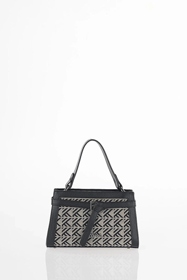 Lock Detailed Bag Gray
