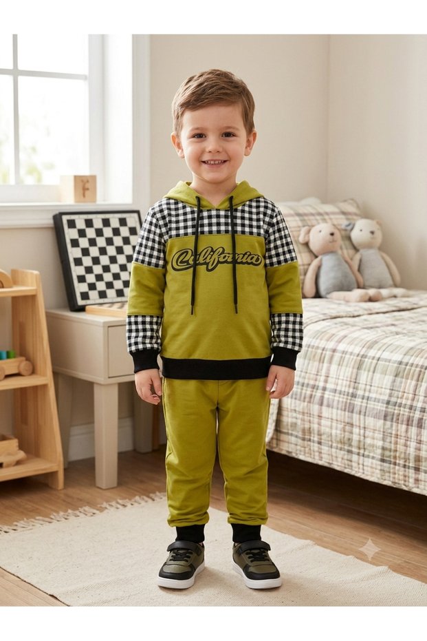 2Ip Shardonlu 2-Piece Hooded Boy's Set 2,3,4,5 Years Old