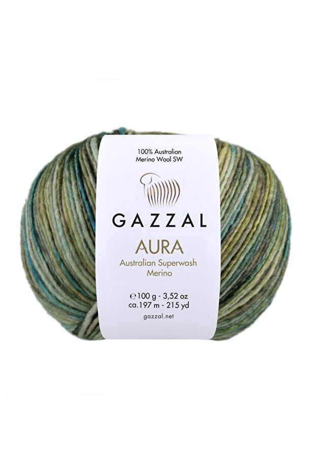 Aura 100% Australian Merino Wool Hand Knitting Yarn 100 Gr 197 m – 1 Piece-172
