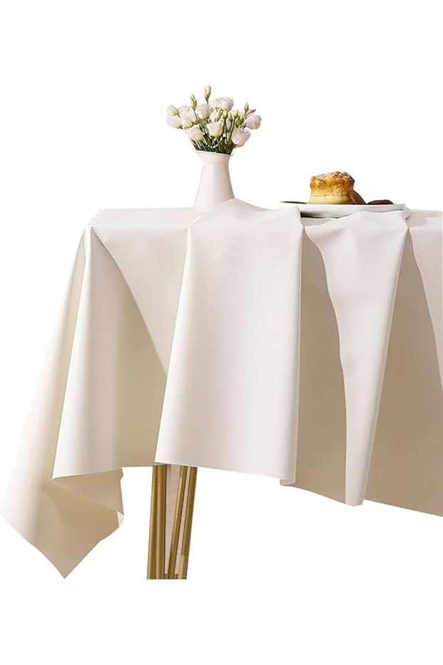 Rectangular Tablecloths, Waterproof, Spill-proof and Wrinkle-Proof Tablecloths, Washable F