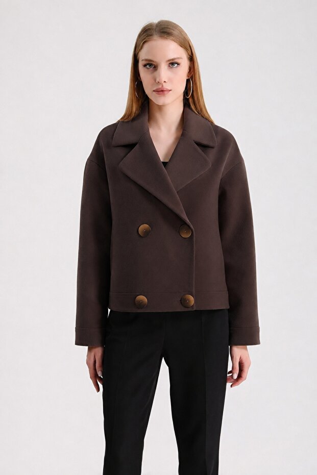Coffee Cashmere Jacket