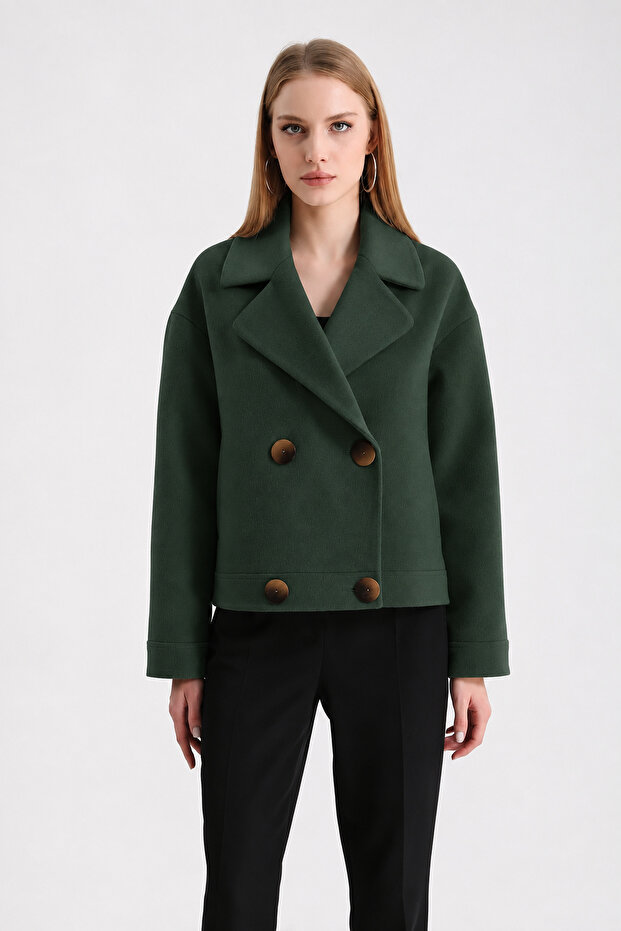 Green Cashmere Jacket