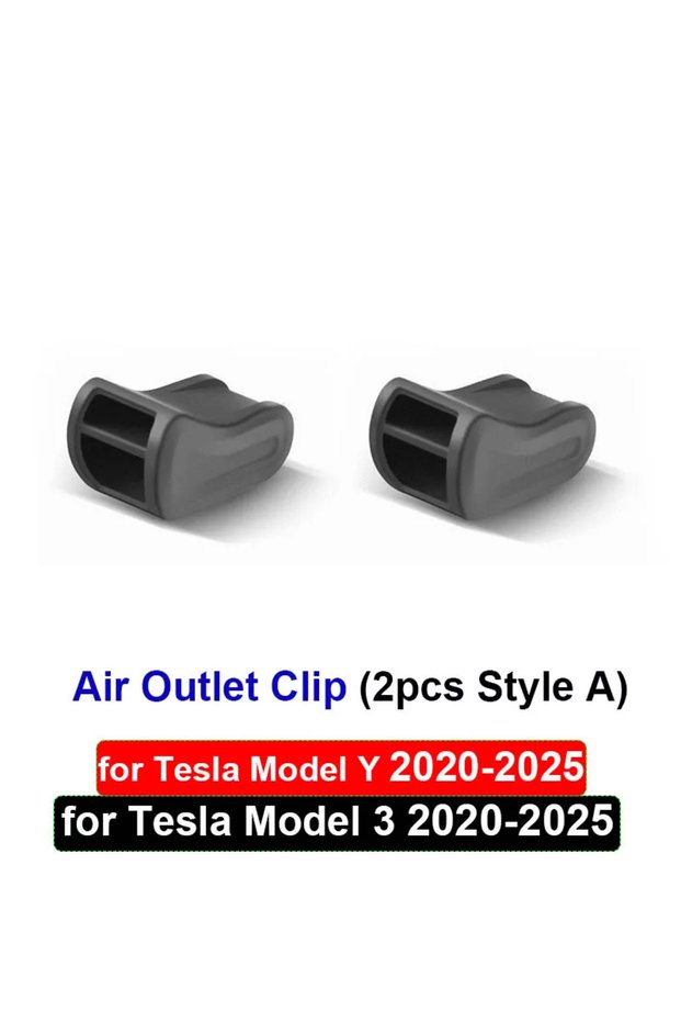 Style A 2pcs for Tesla Model Y Juniper 2025 Air Outlet Freshener Clip Air Aromatherapy Holder Mount