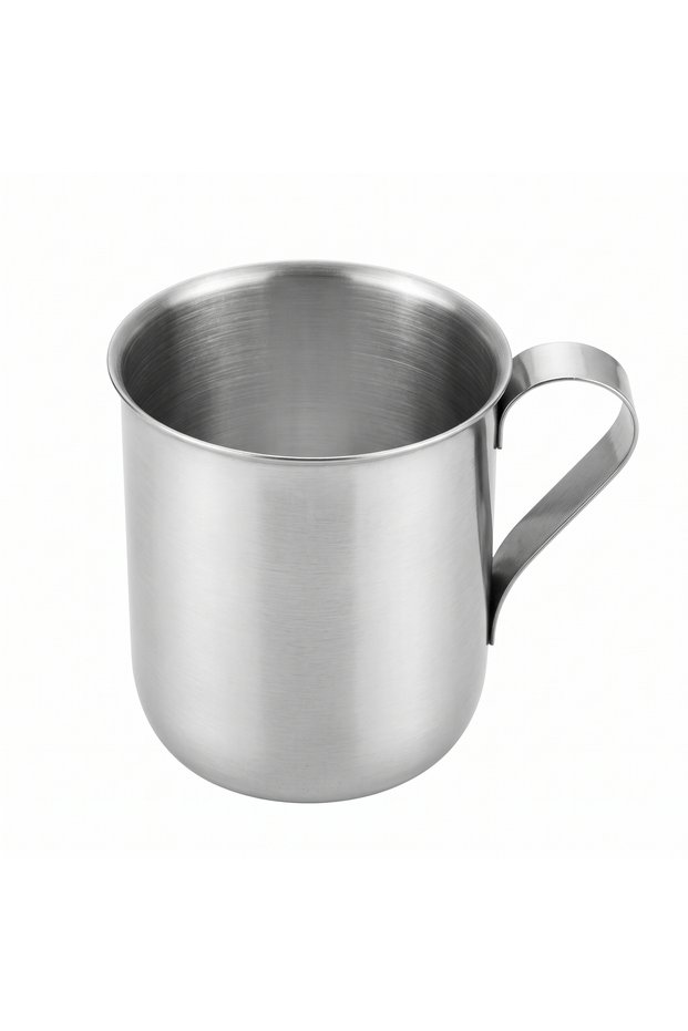 Stainless Steel Water Cup (with Handle) 4-Piece (4 Pieces) Breakfast Tea Water Cup Picnic Set
