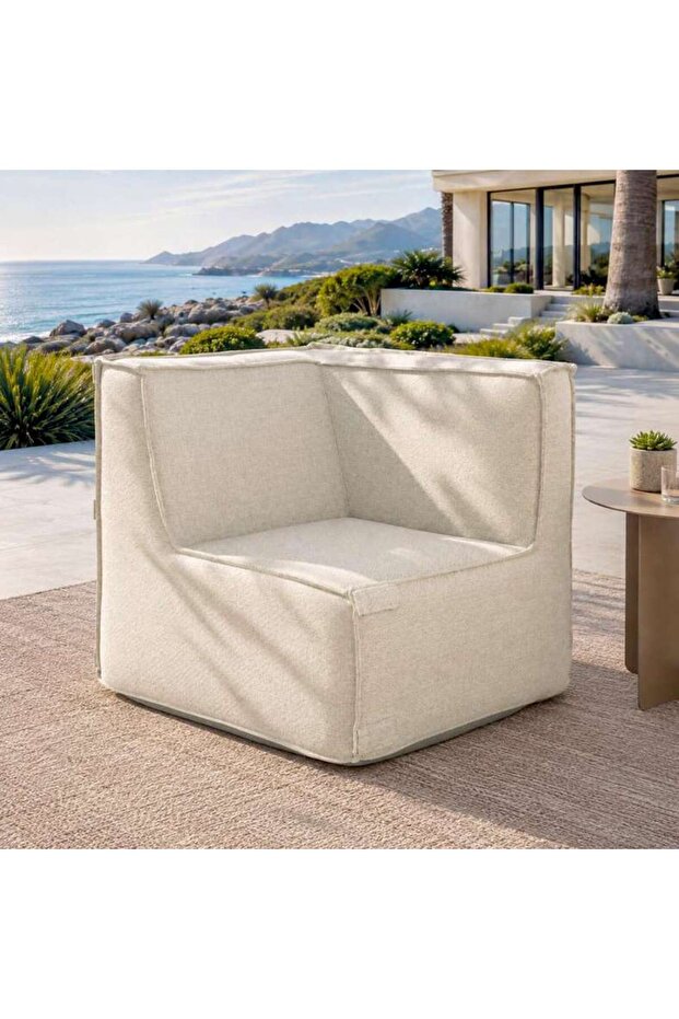 VARASTILE OUTDOOR MODULAR CORNER SOFA - BEIGE