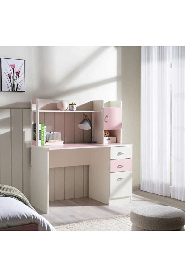 BELLA KIDS STUDY DESK - PINK