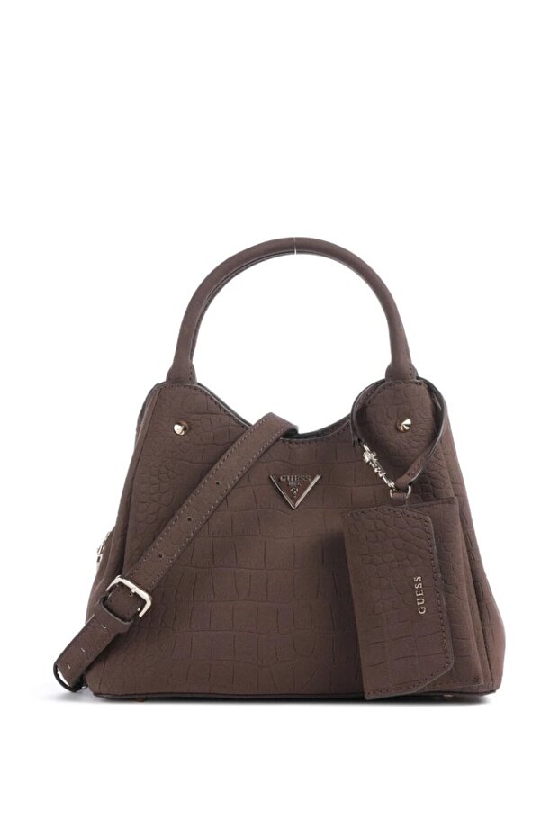 Women's Handbag Croco Patterned Adjustable Cross Strap Stylish Daily Shoulder Bag Hwcg2306220