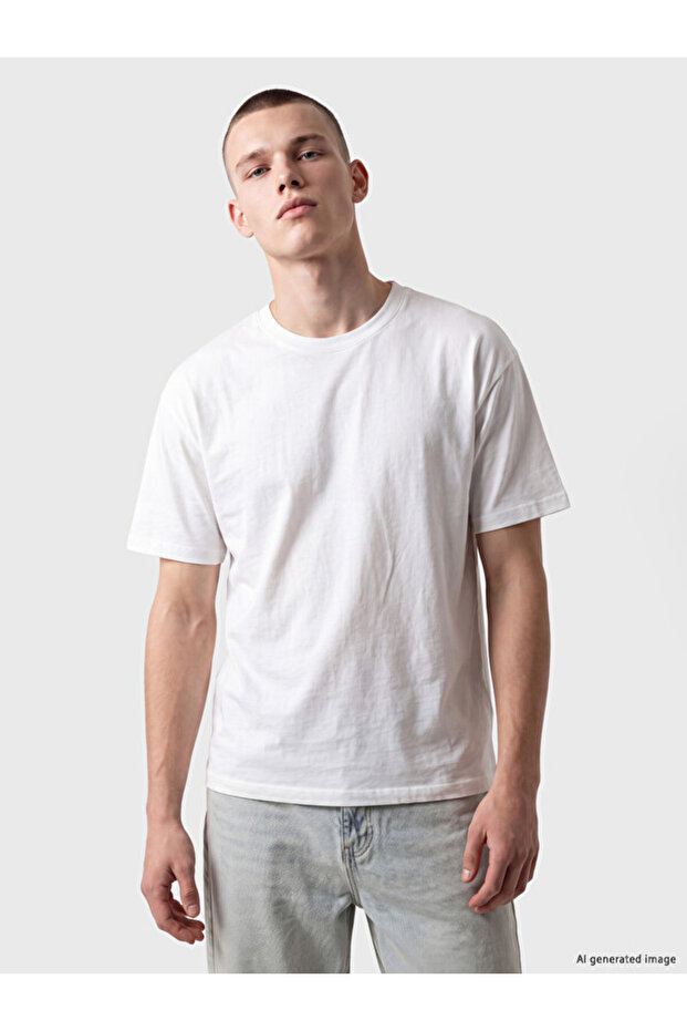 Boxy Fit Thick Fabric T-Shirt /05