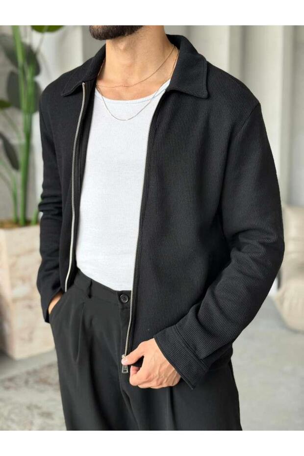 Jakar Fabric Zippered Jacket
