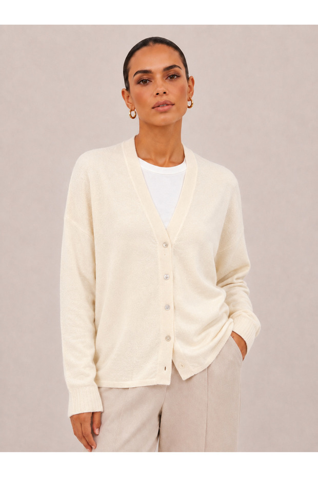 Women's Buttoned Knitwear Cardigan 27K12322-16