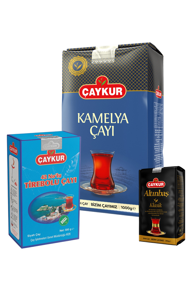 Camellia 1kg, Altınbaş 200Gr, 42 No Tirebolu 500Gr Bulk Tea Package